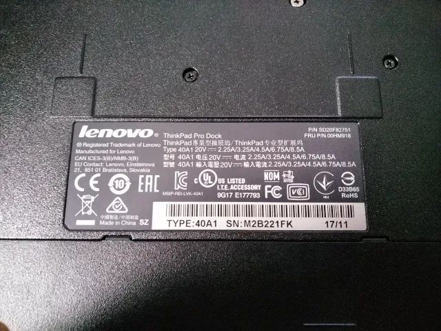 Dock Station Lenovo ThinkPad Pro Dock  - Foto 5