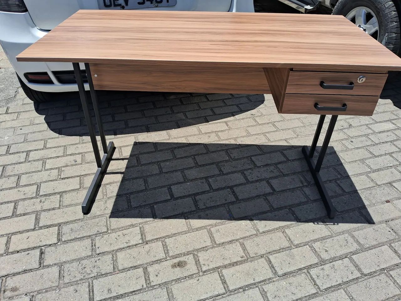 Mesa para escritório com 02 gavetas  - Foto 5