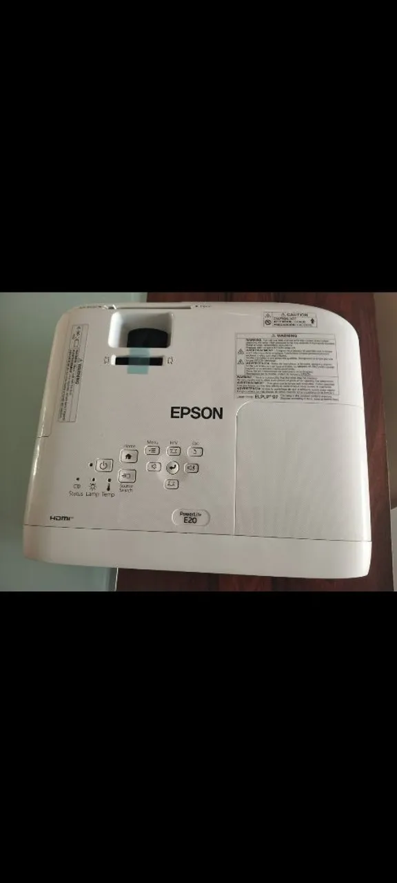 Projetor Epson PowerLite E20 - novo