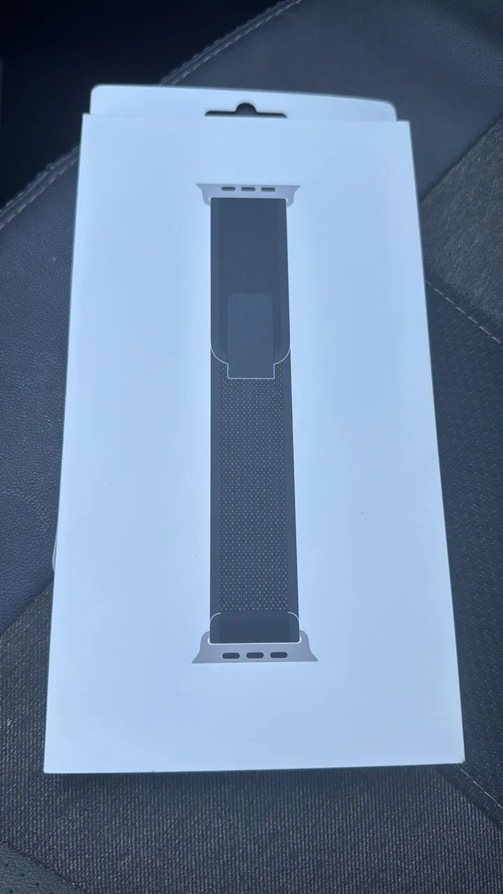 Pulseira Apple Watch Ultra Original Lacrada Preta