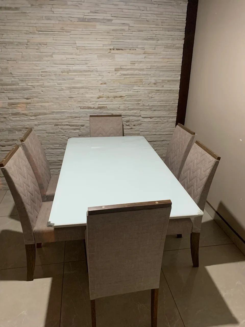 Mesa de jantar com 6 cadeiras 64302125790339120