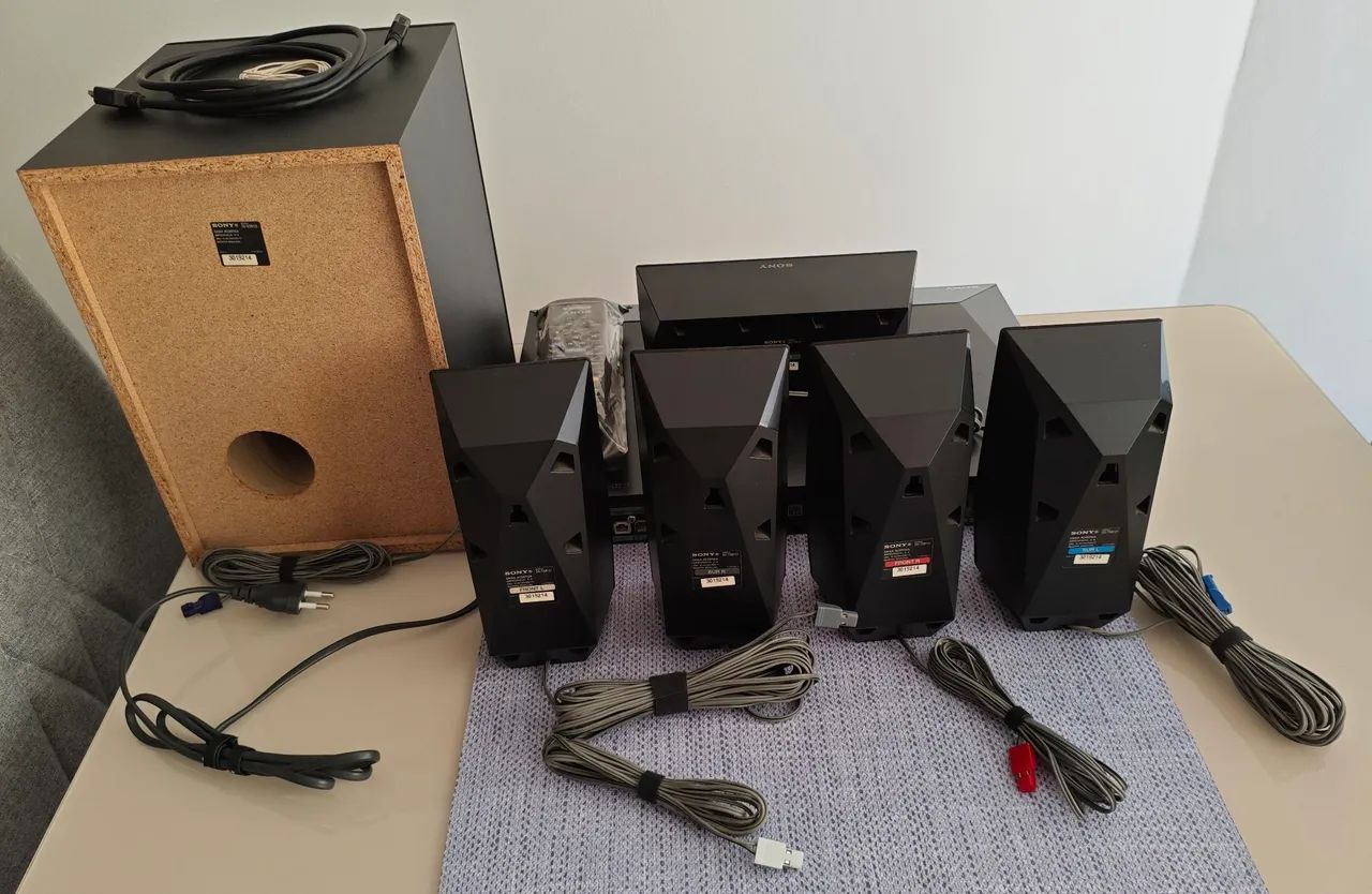 Home Theater Sony 5.1 Completo - BDV-E2100 - Foto 3