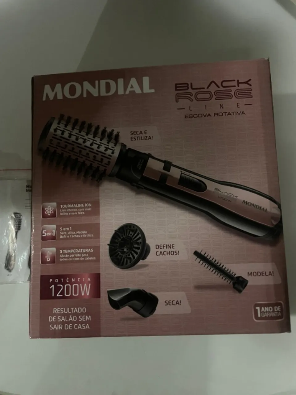 Secador de cabelo Mondial Black Rose 1200W 5em1 (troco por algo do mesmo valor)