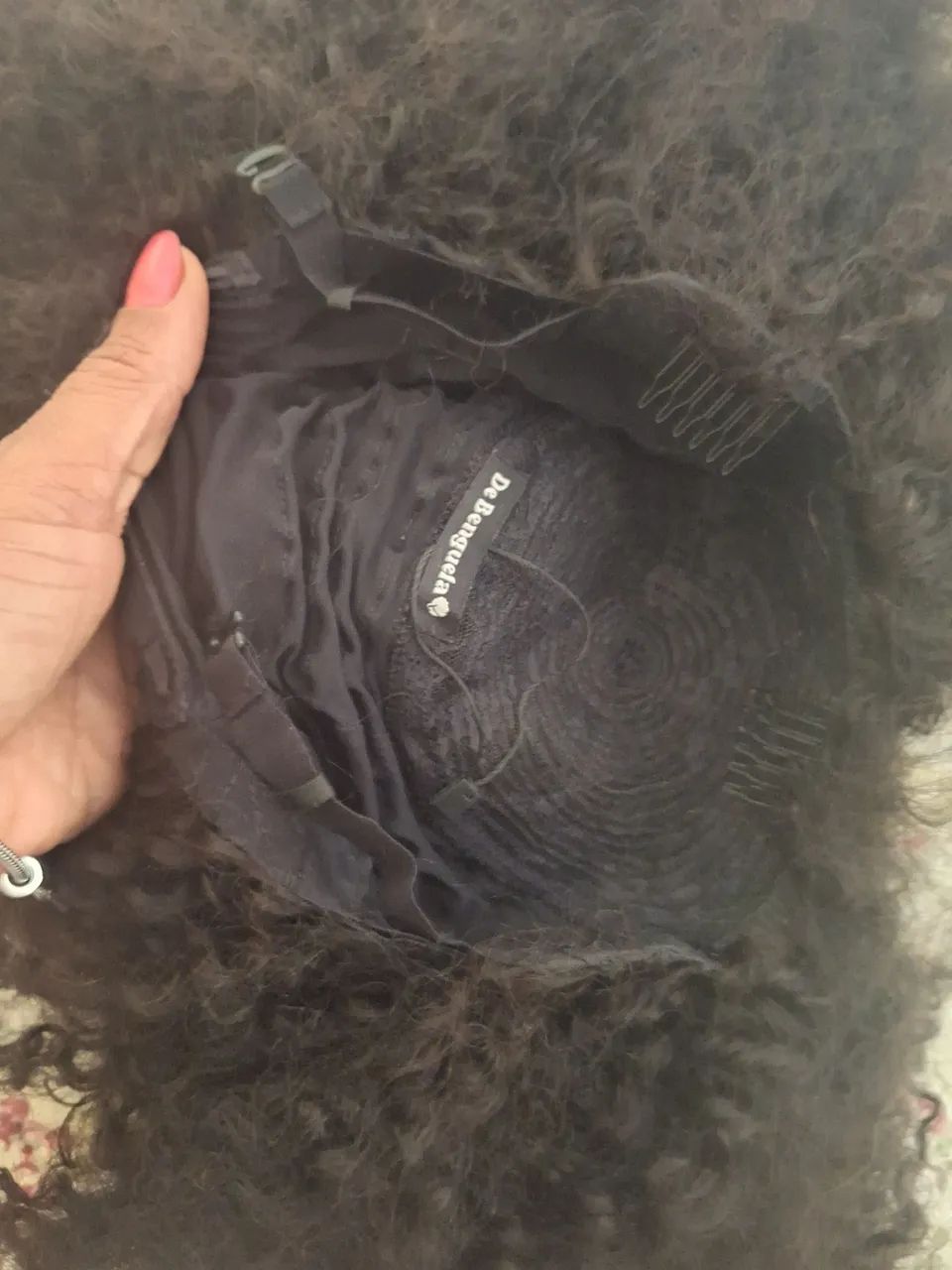Peruca De benquela - Cabelo humano crespo afro - Foto 3
