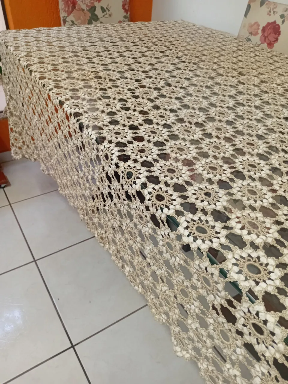 Colcha de Crochê Artesanal