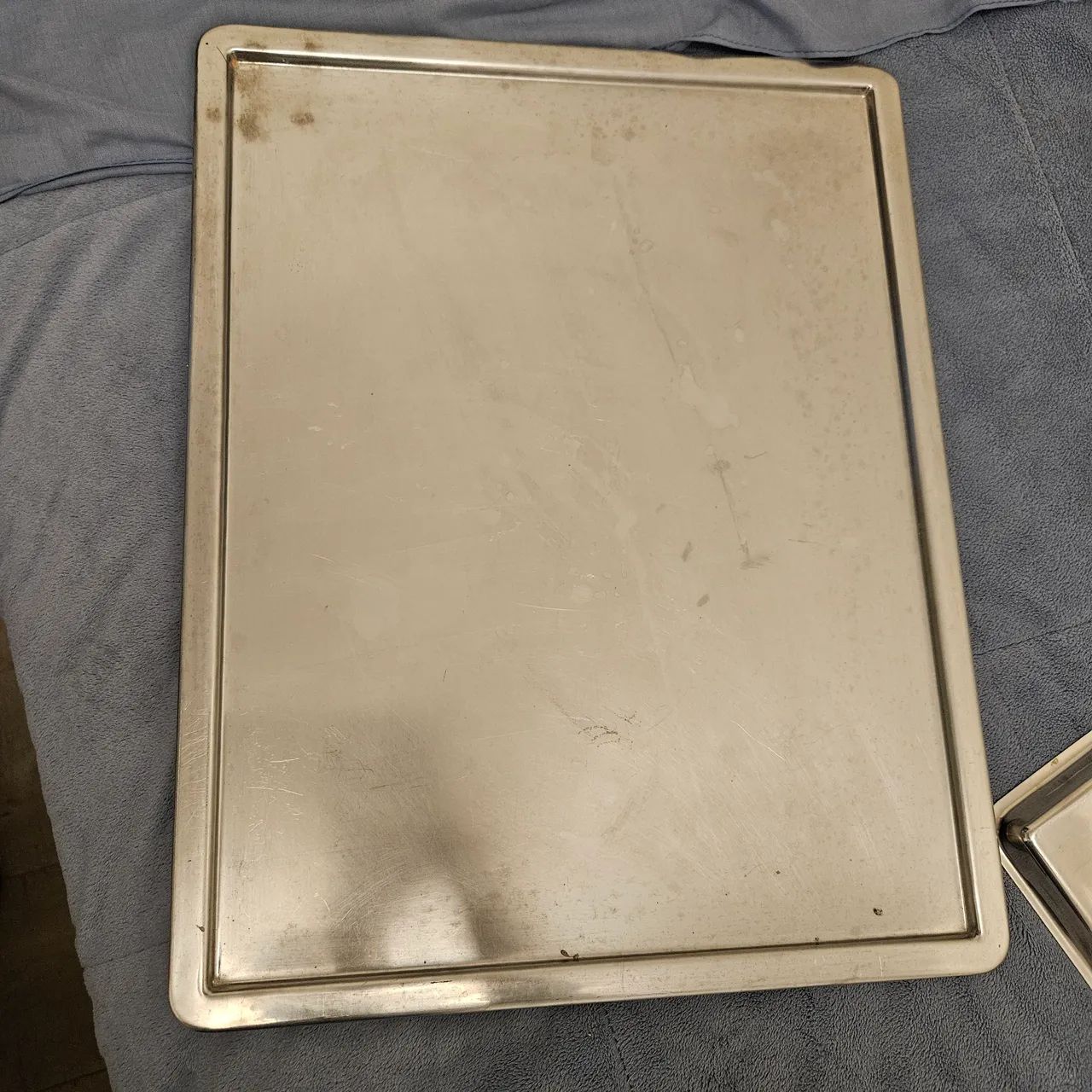 Bandeja de inox para esterilização - 40x31cm