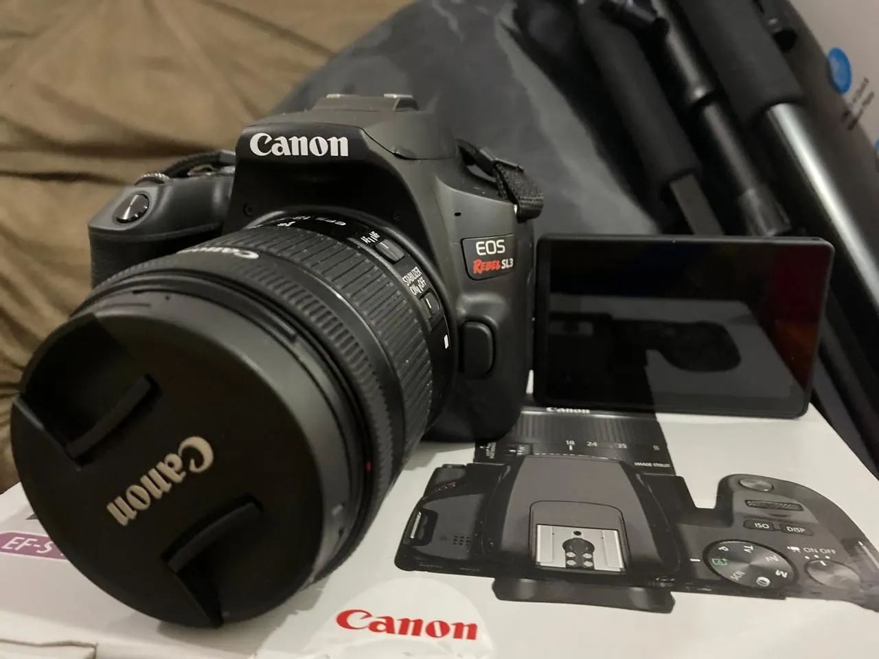 Kit Canon Rebel SL3 + Acessórios (Semi-novo) - Foto 2