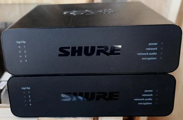 Interface De Áudio Shure Ani4out-block Para Rede 