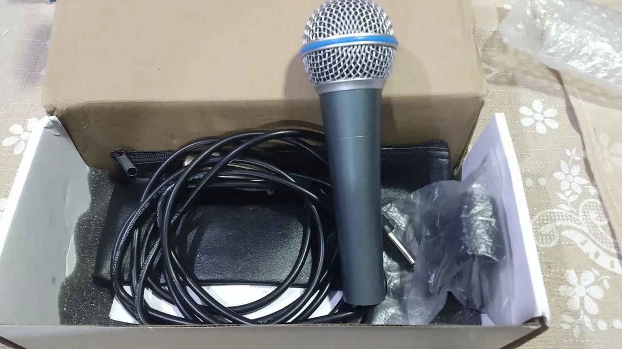 Microfone Shure Beta 58A - Novo - Foto 2