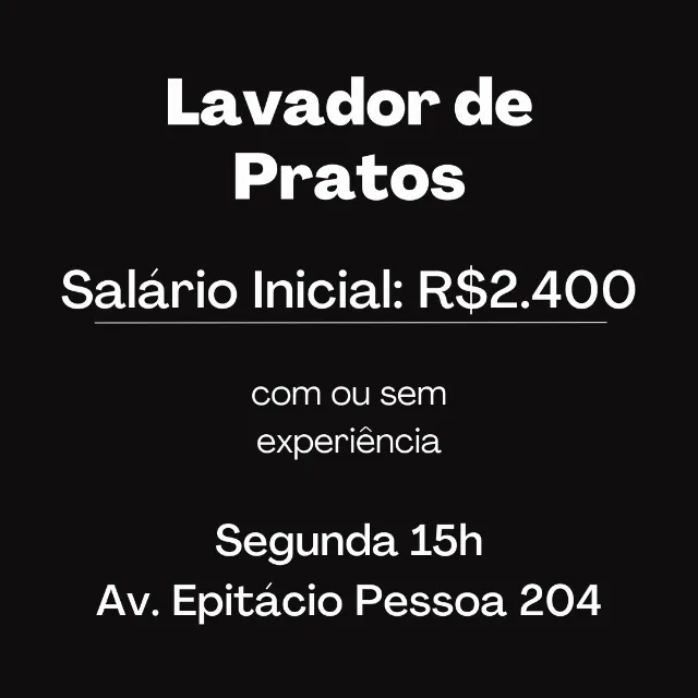 Lavador de Pratos