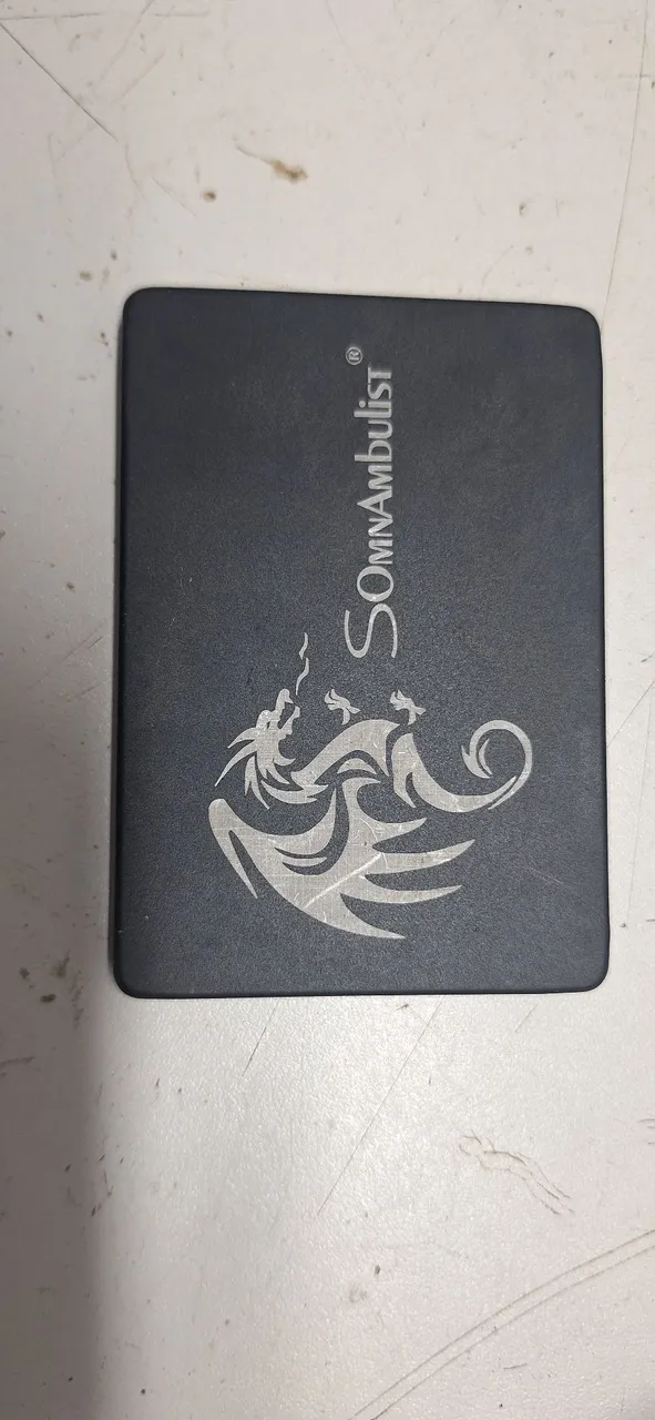 SSD 60G - já com Win10 bem leve instalado.