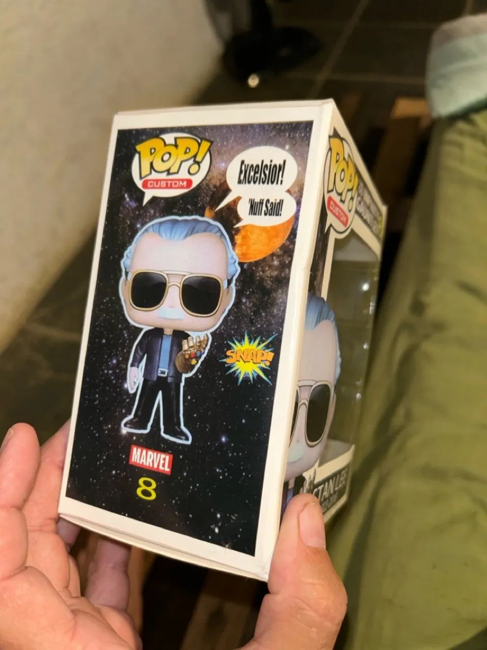 Avengers Endgame Stan Lee Infinity Gauntlet Funko Pop Custom Funko