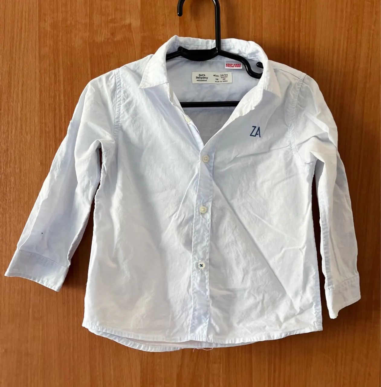 Camisa Social Infantil Zara Baby Roupas Infantis Maruípe