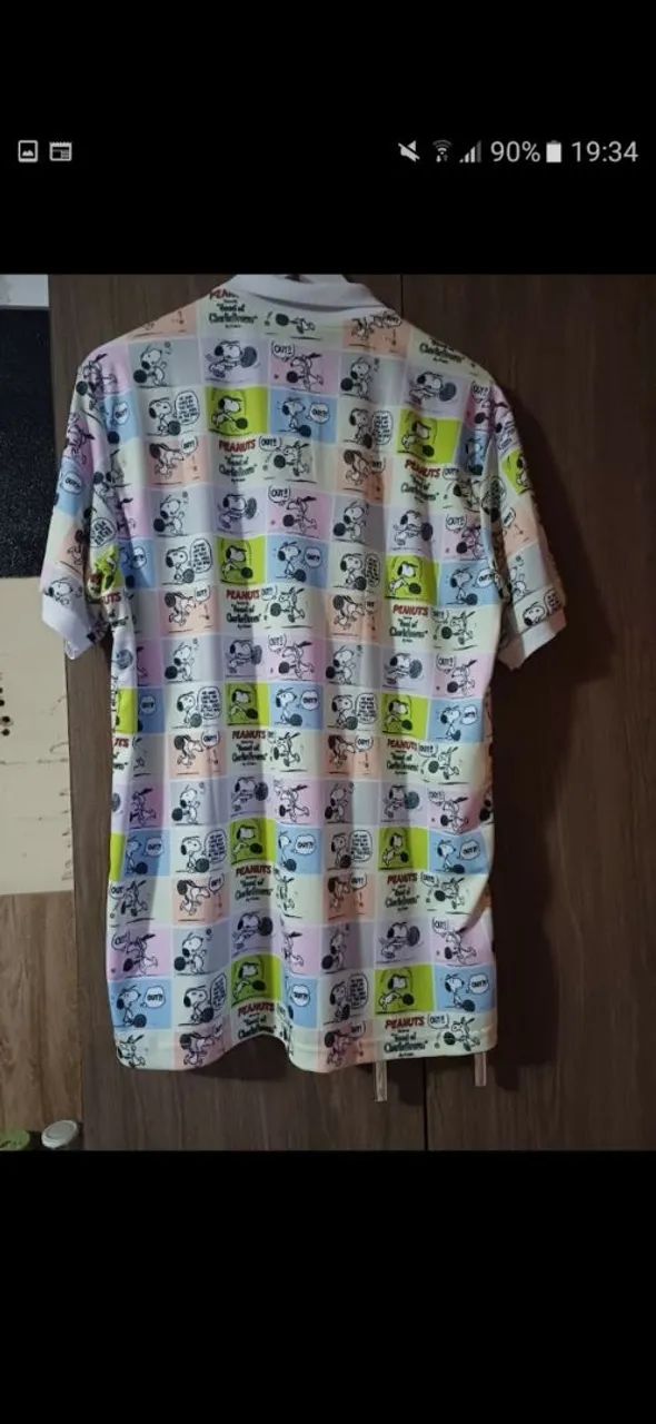 Camisa Polo Peanuts Estampada - Foto 2