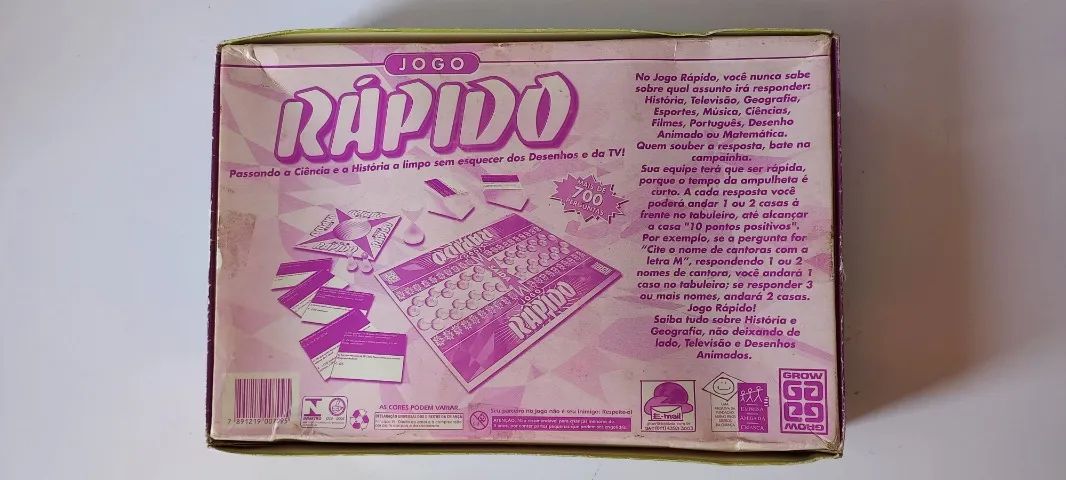 Jogo Rápido Grow - Antigo Anos 80 Completo - Foto 2