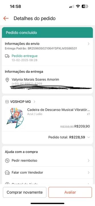 Balanço Infantil com Brinquedo - Novo! - Foto 5