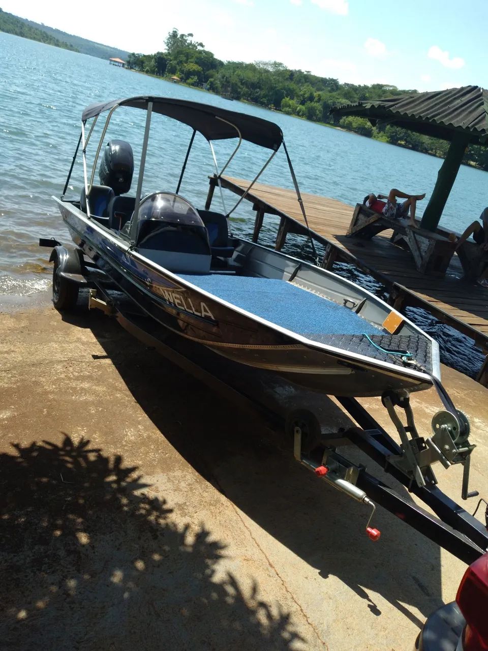 Barco fluvimar  bastante 5.5 com motor  mercury  60hp  4 tempo. - Foto 6