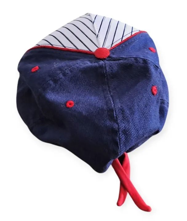 Boné Gangster (Azul, Branco e Vermelho) - Tamanho Único - Foto 5
