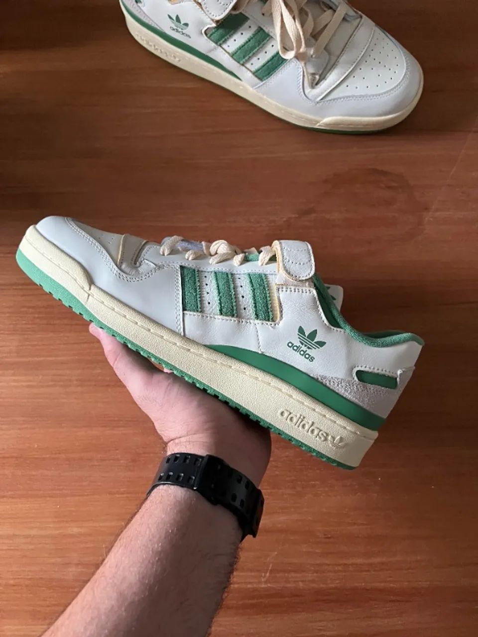 Tênis Adidas Forum 84 Low Ivory Preloved Green