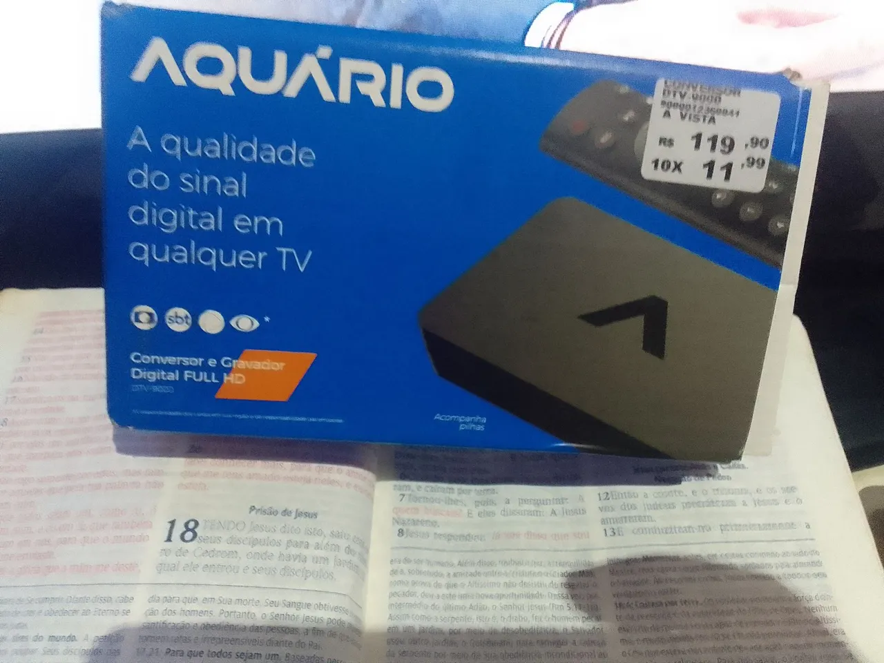 Conversor Digital Full HD Aquário - Novo