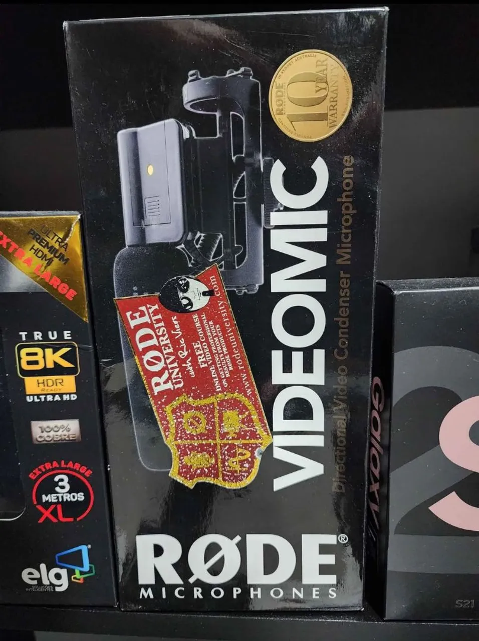 Microfone RØDE Videomic Pro Direcional + DAC P2 -> USB C