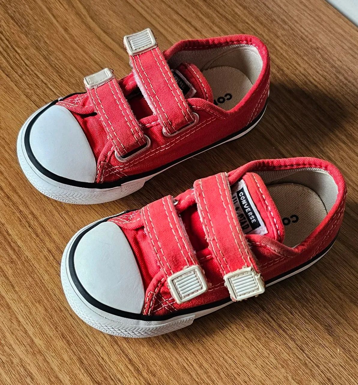 Converse All Star Vermelho Tamanho 22 Calçados Infantis Plano