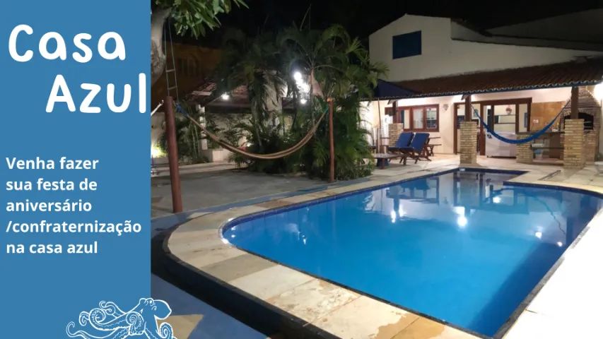 Casa de praia na Tabuba, com 6 quartos  por temporada a 4Km  do Cumbuco.