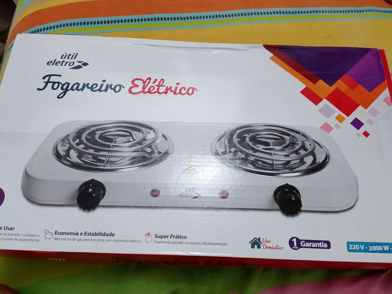 Fogão de 2 bocas elétrica  - Foto 3