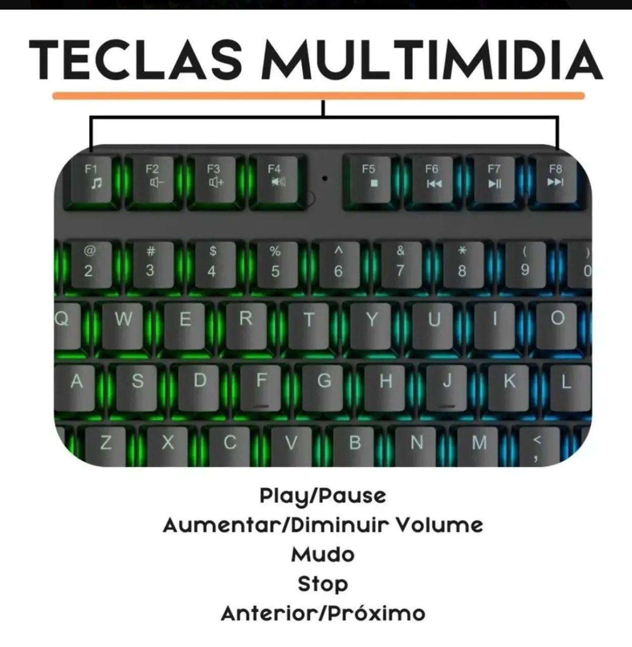 Teclado game semi-mecânico - Foto 2