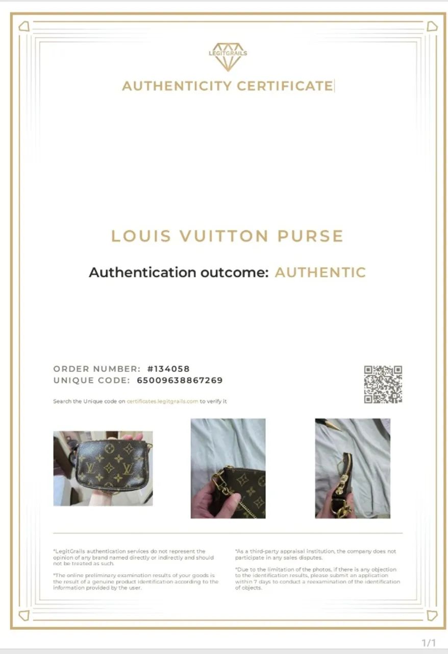 Mini pochette Louis Vuitton original  - Foto 5