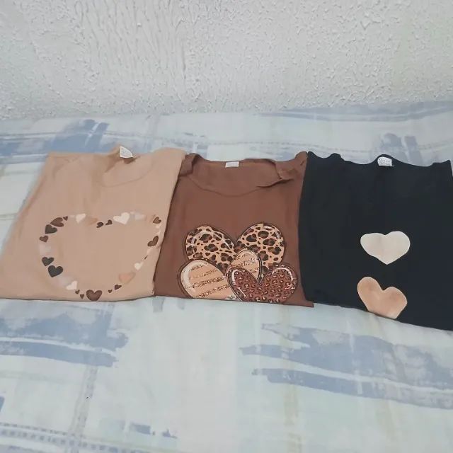 Camisetas Coração - GG - Foto 2