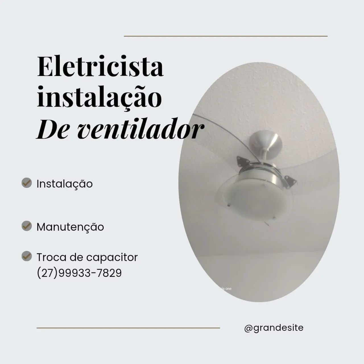 Instalação de ventilador de teto, eletricista  - Foto 4