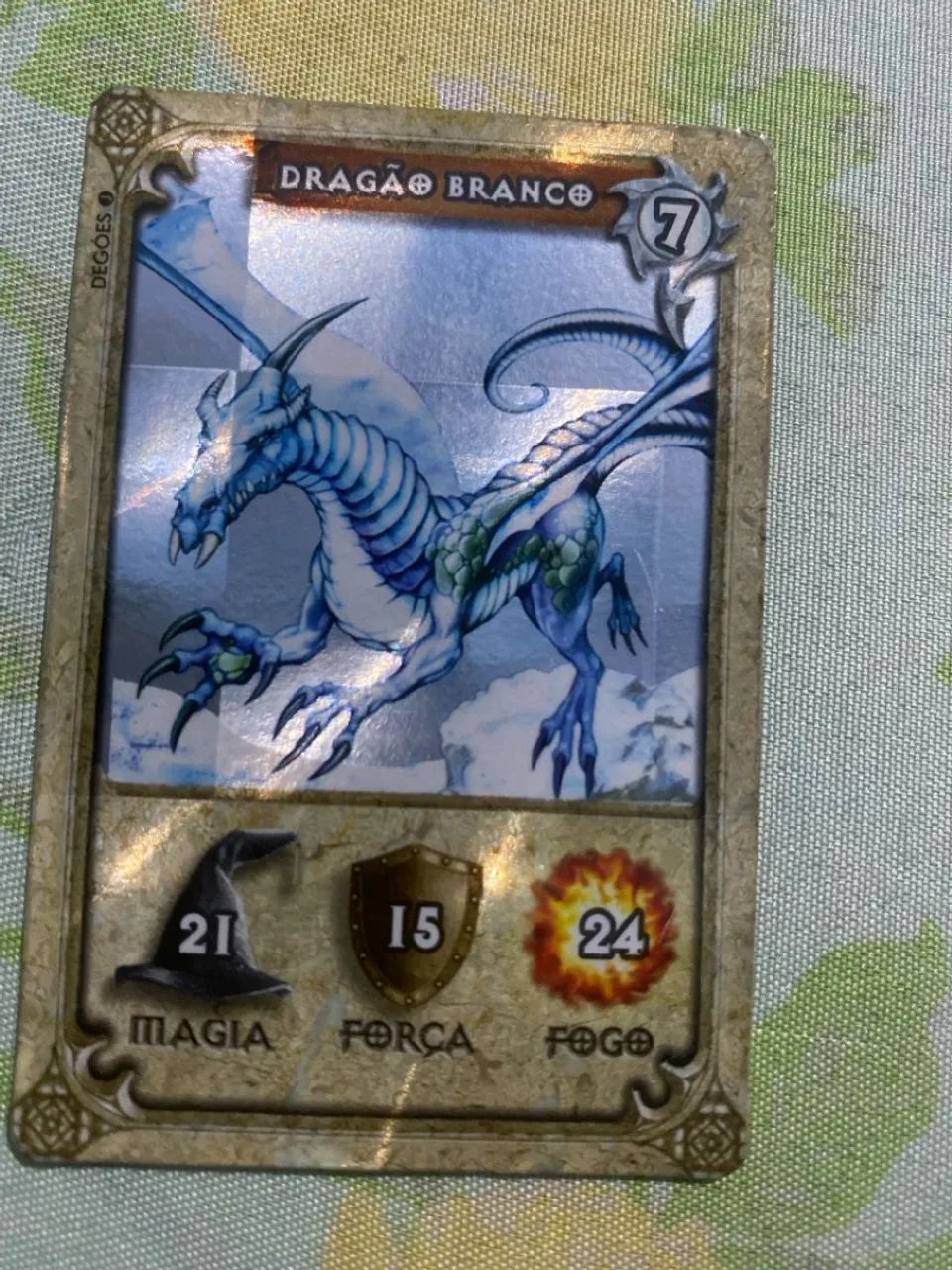 Dragão Branco Dracomania Brilhoso  - Foto 2