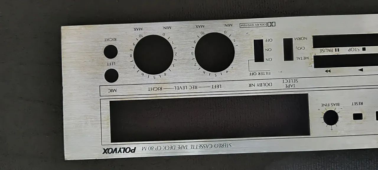 Placa frontal Tape Deck Polyvox CP80M  - Foto 3