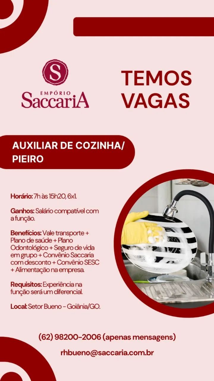 AUXILIAR DE COZINHA /PIA