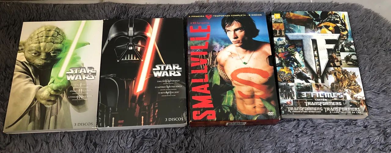 DVDs Star Wars, Smallville, Transformers, Velozes e Furiosos, Wolverine, Matrix, Batman  - Foto 4