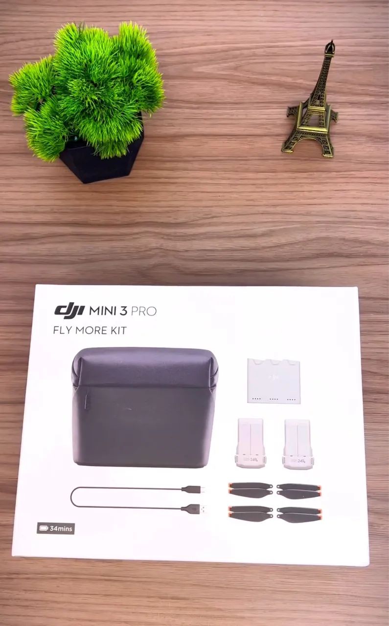 Kit Fly More Dji com 2 Baterias e Case Novos 