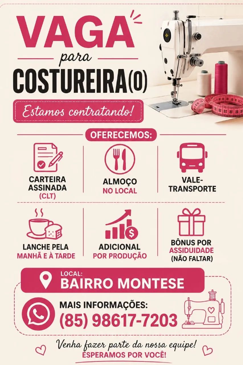 Oportunidade de emprego 