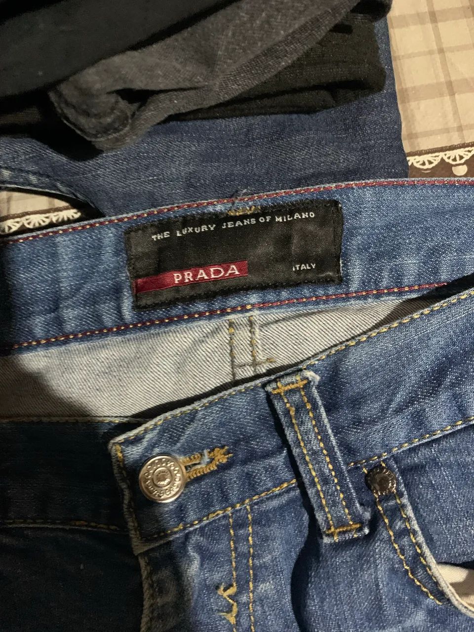 Calça prada jeans TAM 42 usada