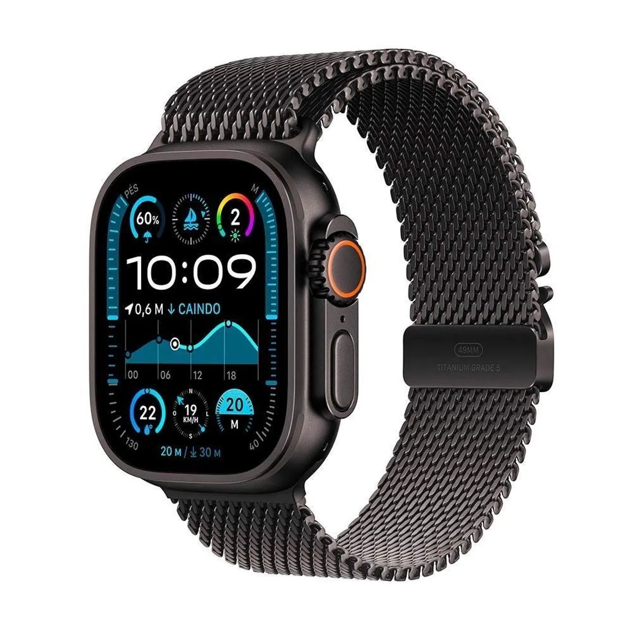 Apple Watch Ultra 2 (GPS) + Pulseira de Titânio Original Apple