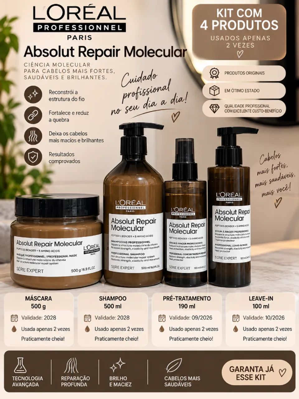 Loreal Profissional Absolut Repair Molecular 