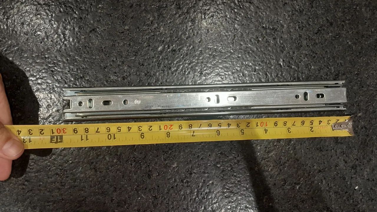 Corredica gavetas 30cm  - Foto 2