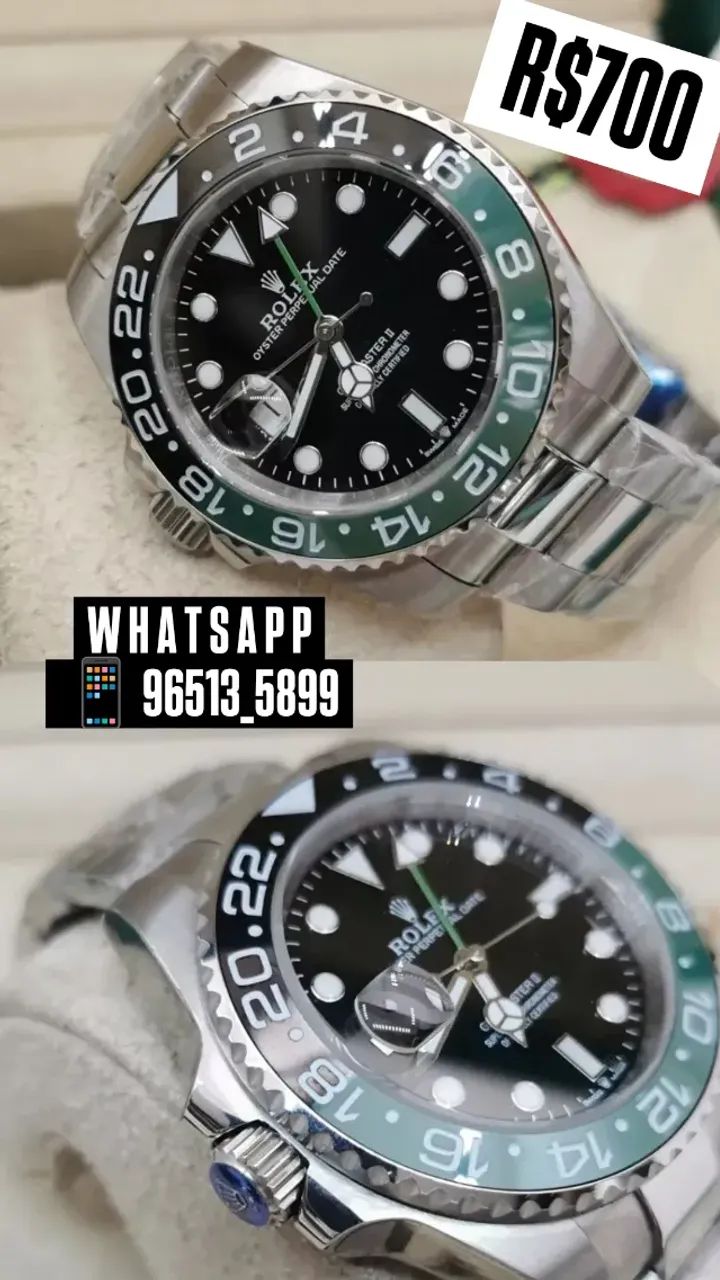 Relógio ROLEX GMT MASTER II SPRIT _ AUTOMÁTICO  - Foto 3