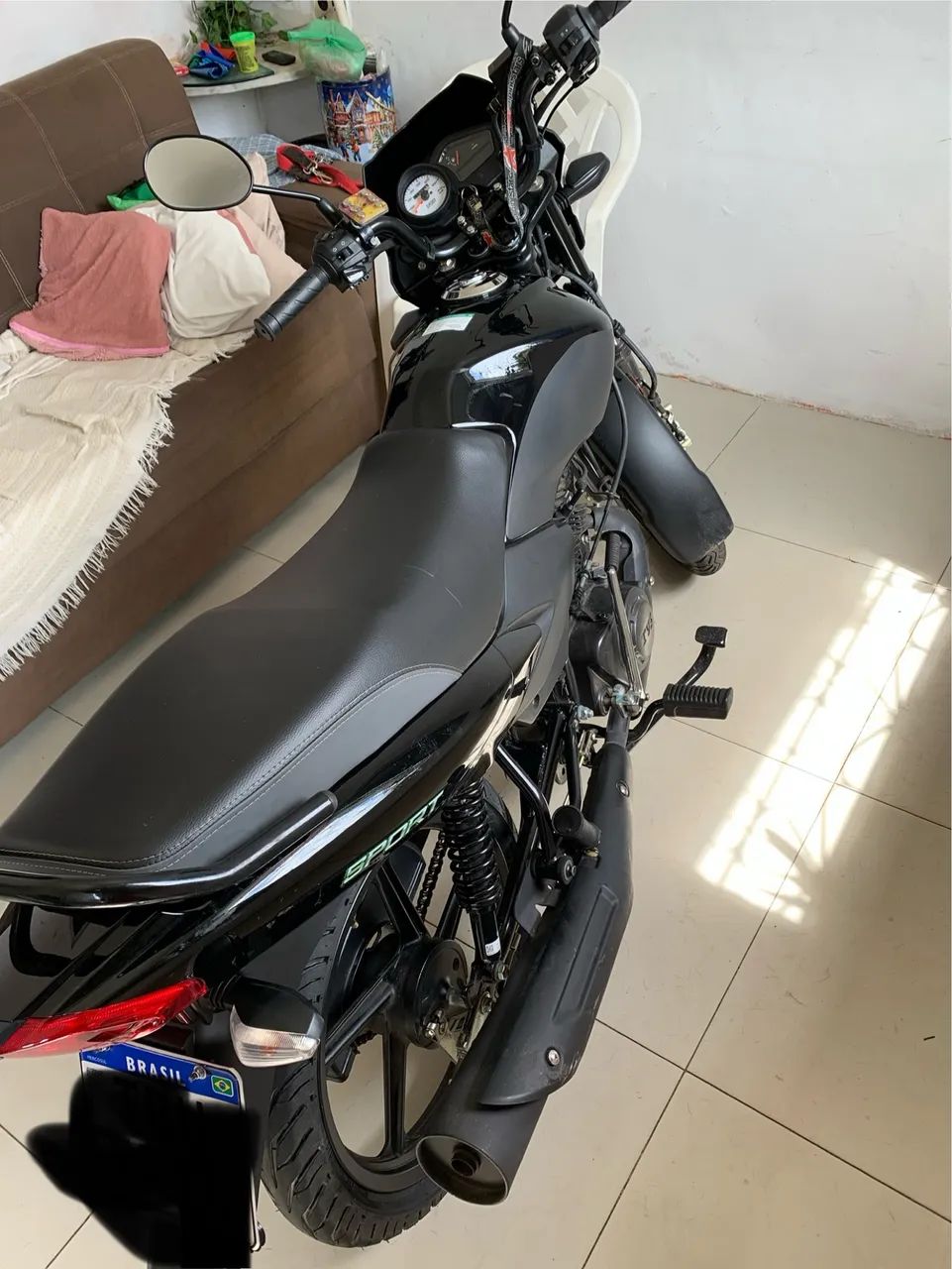 Passo TVS 110 partida elétrica e disco - Foto 2