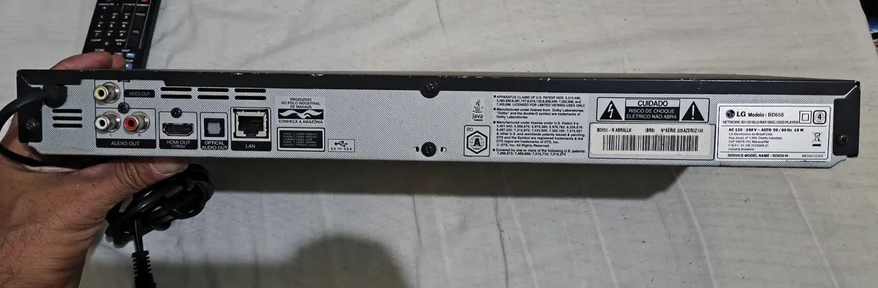Reprodutor/Player Blu-ray 3D LG BD650 - Foto 3