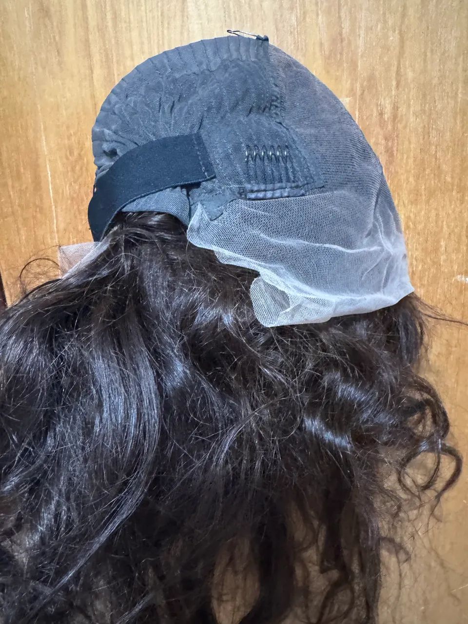 Peruca Front Lace Cabelo Humano 50cm Ondulada Premium - Nova - Foto 5