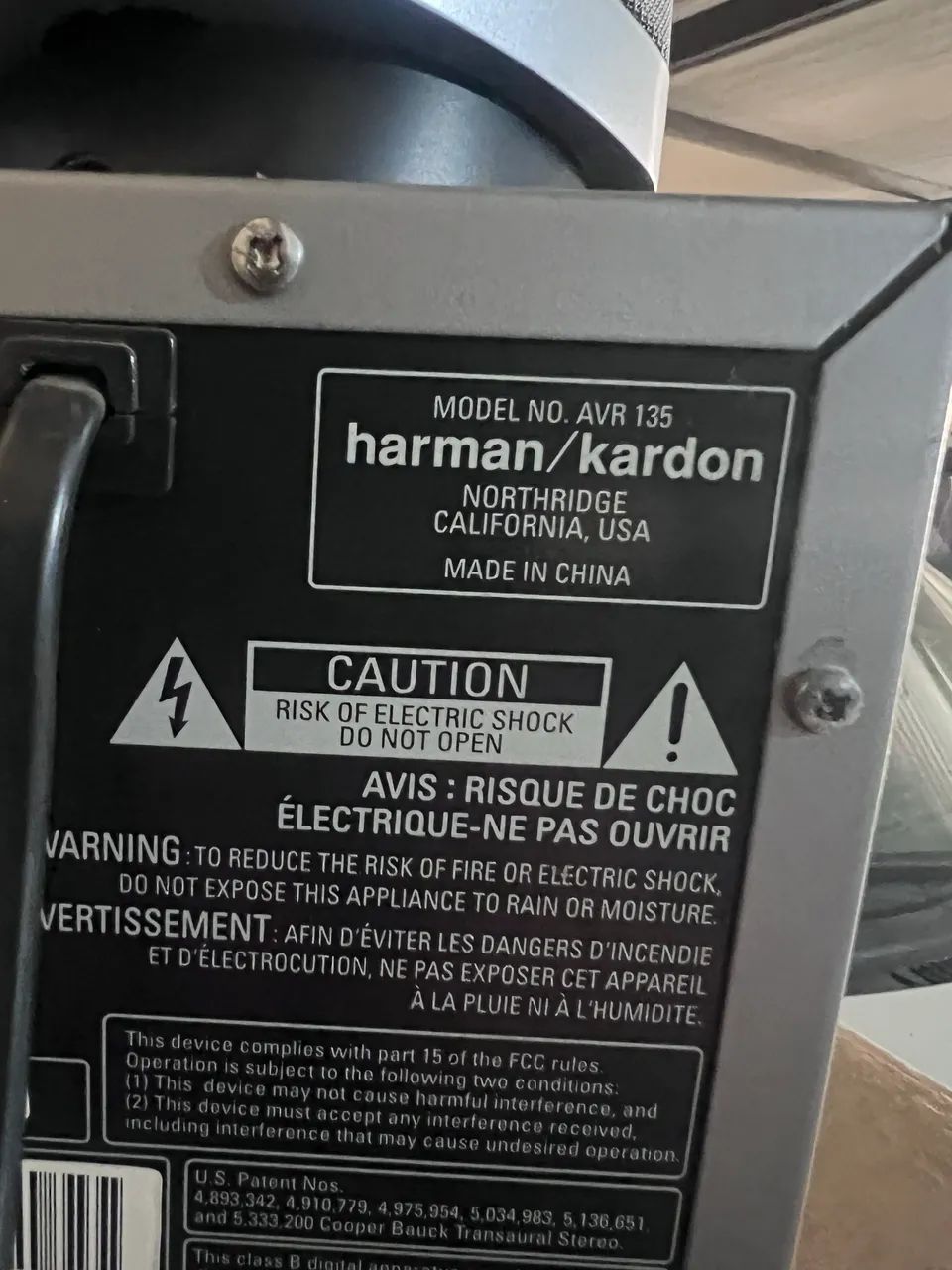 Receiver Harman Kardon avr 135 - Foto 4