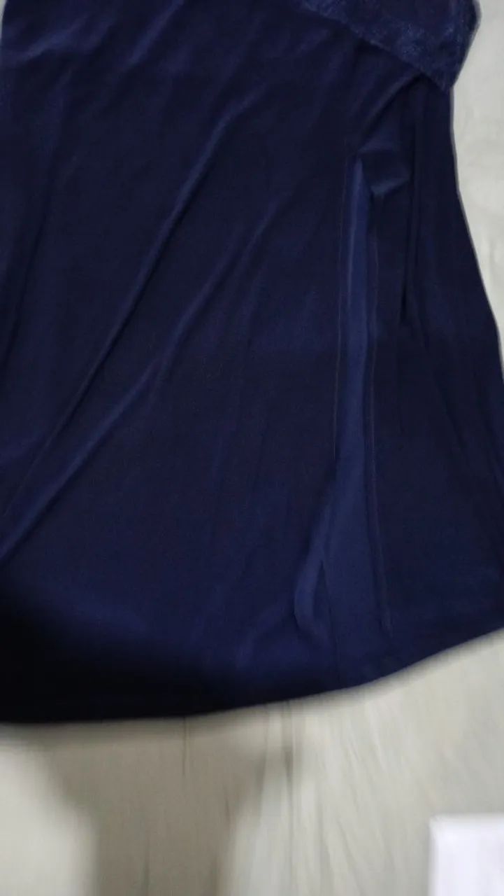 Vestido para festas Madrinhas azul marinho  - Foto 4