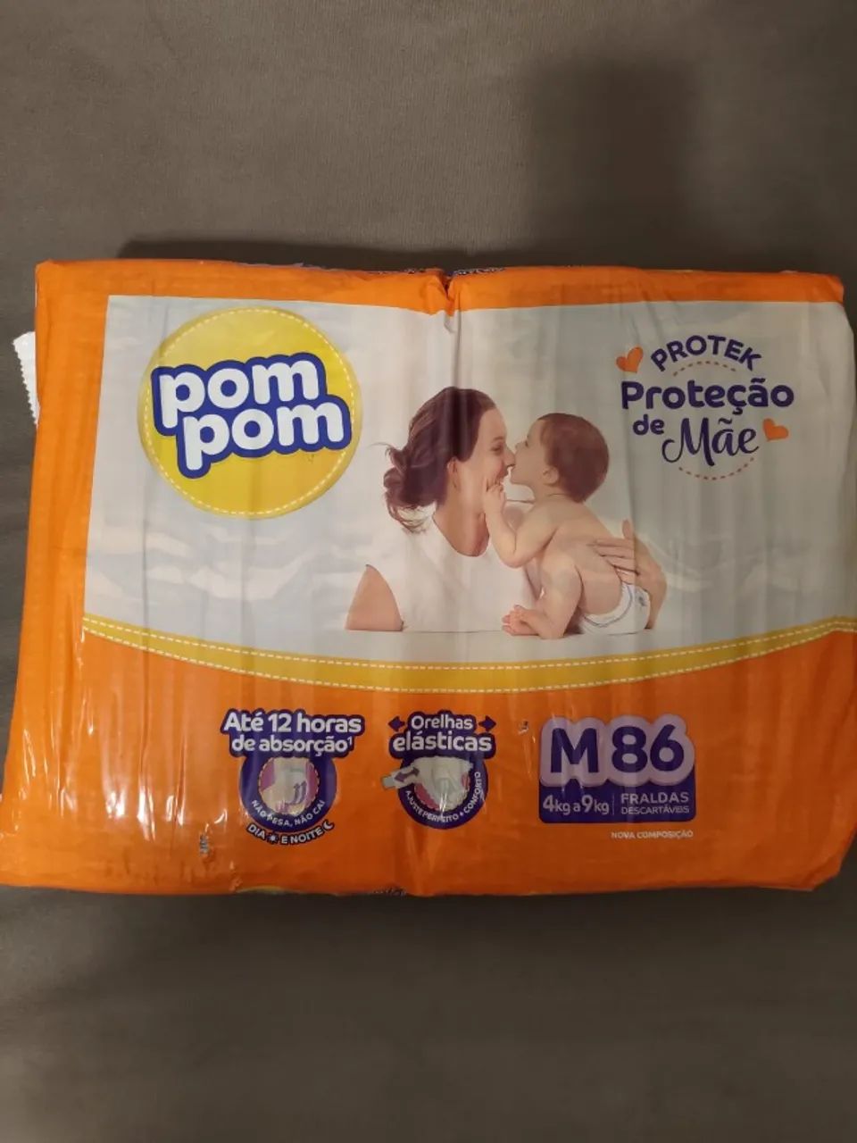 Fralda Pompom Protek Tam M 46 um