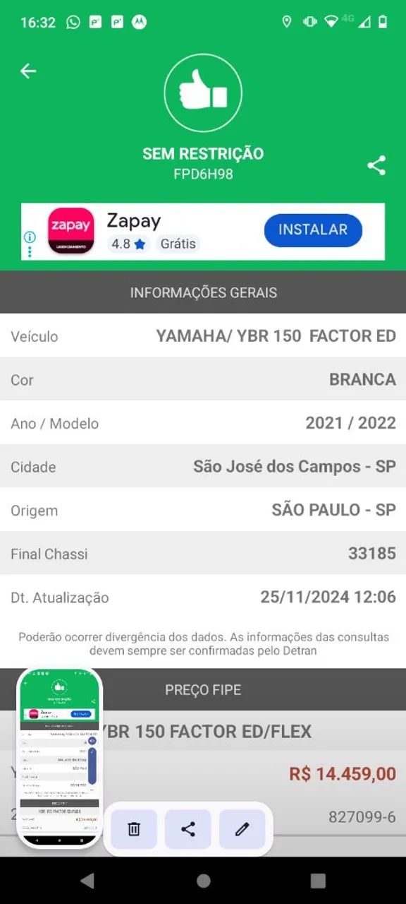 Yamaha YBR 150 Factor Ed - Foto 4